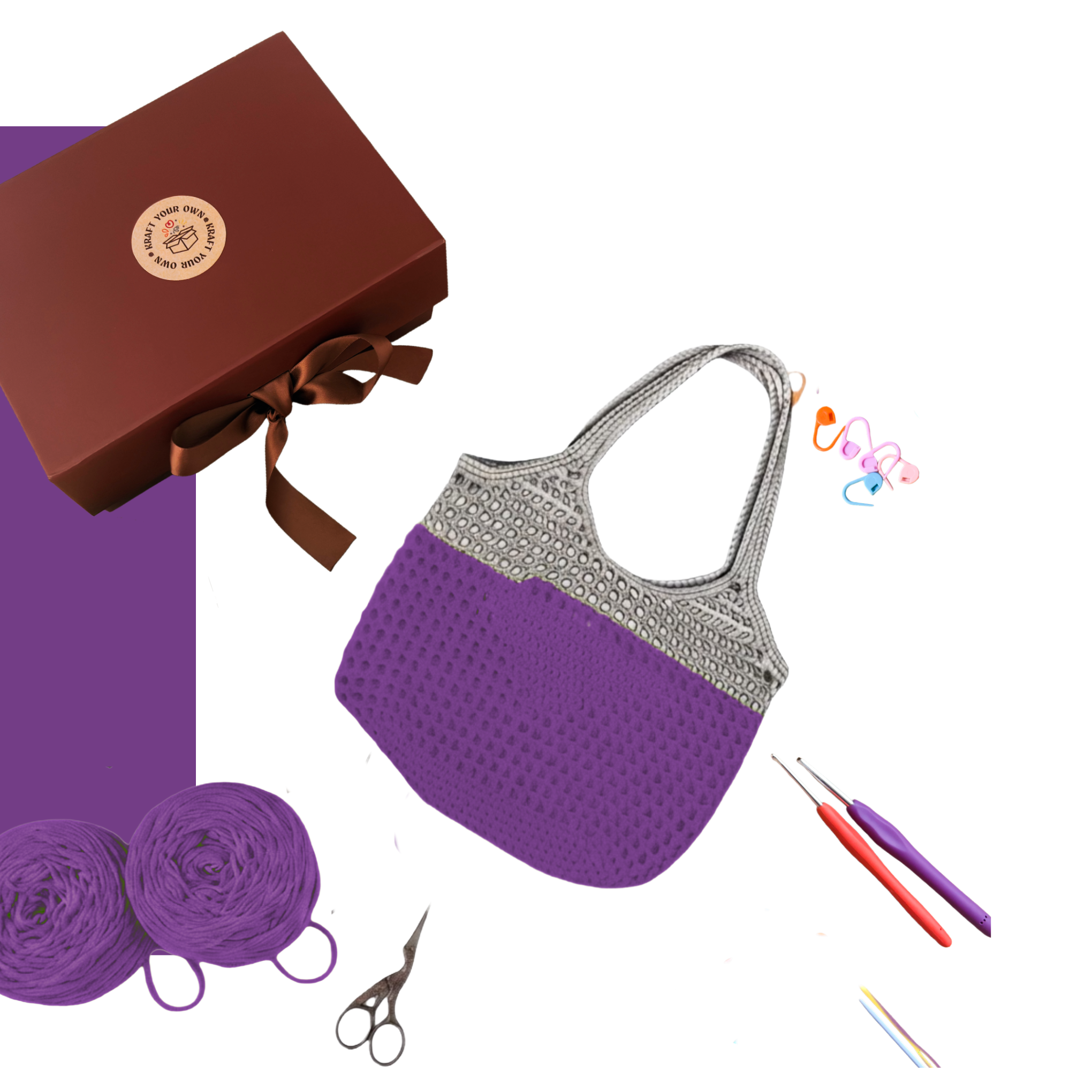 Smoky Berry - Structured Cotton Analog Bag Kit